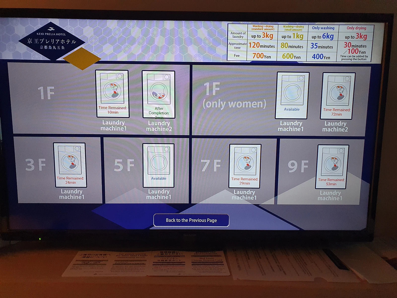 Hotel Keio Prelia in Osaka